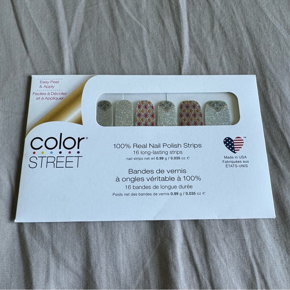 *Retired* Color Street: Pinball Queen | Arcade Silver Rainbow Diamonds Glitter - Picture 2 of 14